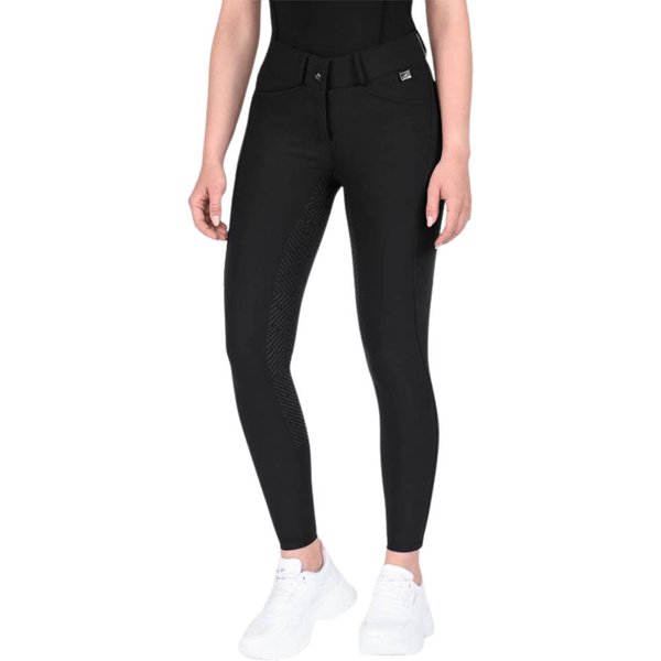 ELT Reithose Comfort Ride Silikon Vollgrip Damen und Kinder - schwarz, Größe 44