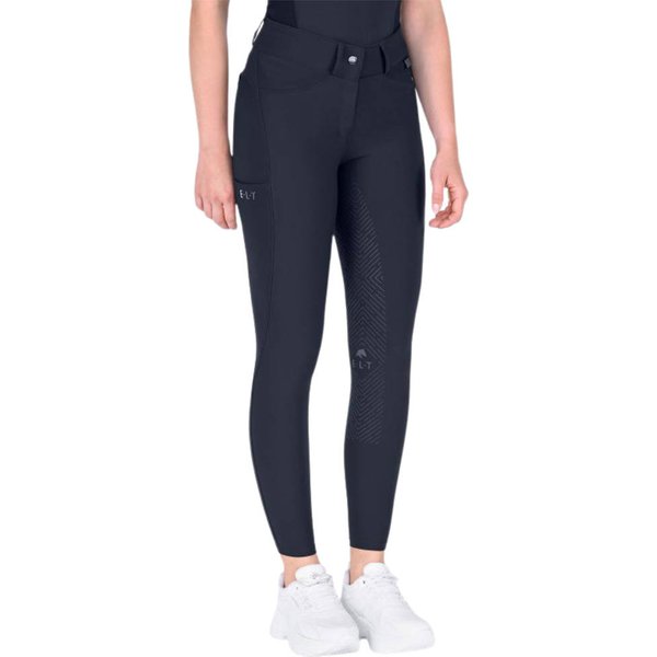ELT Reithose Comfort Ride Silikon Vollgrip Damen und Kinder - tiefblau, Größe 48