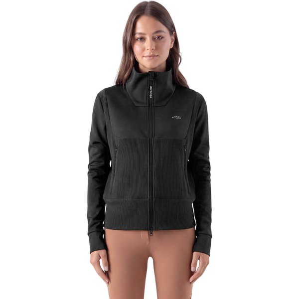 Equiline EQEMBRES Zip-Sweatshirt Damen - schwarz, Größe XXL