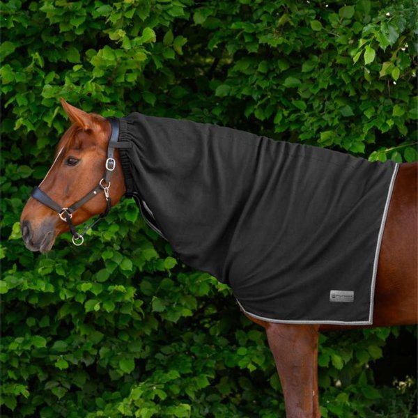 Waldhausen ECONOMIC Fleece-Halsdecke - schwarz, Größe Warmblut