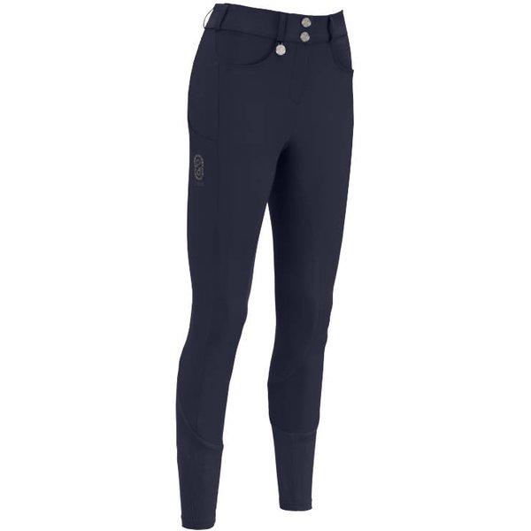 Pikeur HW26 Ceelina Grid TexLeather Vollgrip Reithose Damen - nightblue, Größe 46