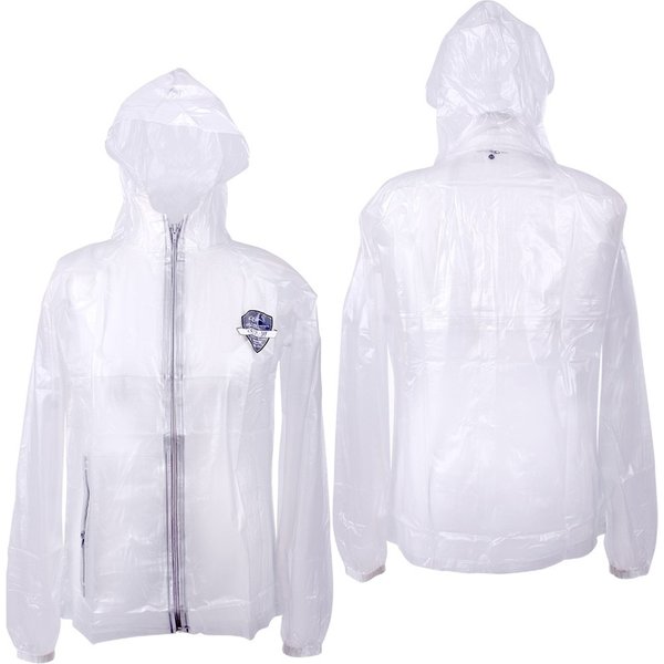 QHP Regenjacke unisex Kinder - transparent, Größe 14 Jahre