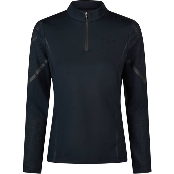 Pikeur HW26 Zone Funktions Zip-Shirt Damen - schwarz, Größe 42