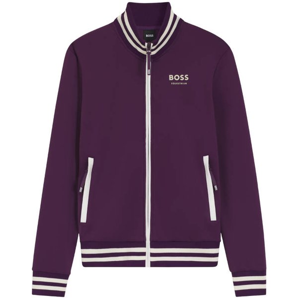 BOSS Equestrian HW 2026 Ava Funktions Sweatshirt Damen - deep purple, Größe M