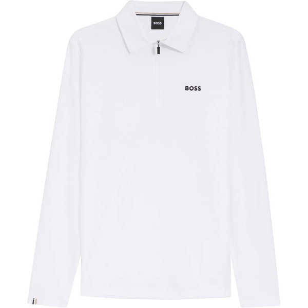 BOSS Equestrian HW 2026 Elton Turniershirt Herren - white, Größe M