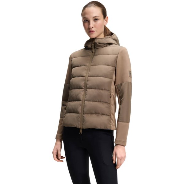 BOSS Equestrian HW 2026 Jessy Hybrid Pufferjacke Damen - walnut, Größe L