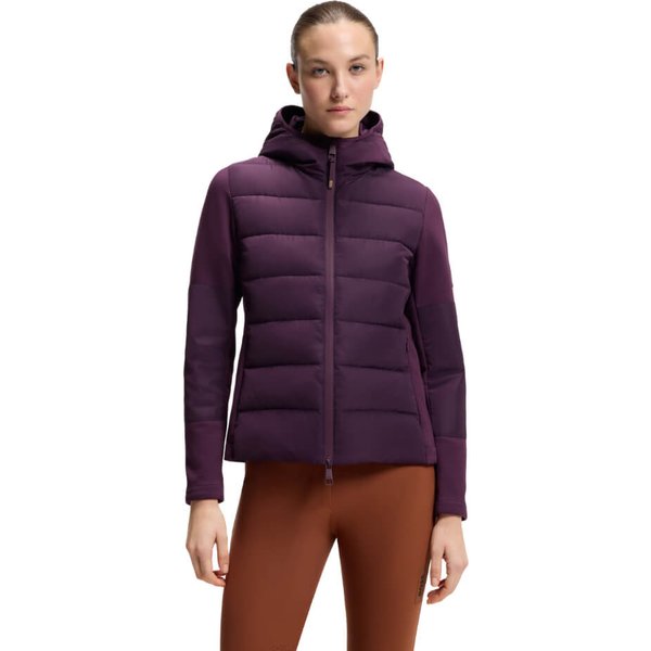BOSS Equestrian HW 2026 Jessy Hybrid Pufferjacke Damen - deep purple, Größe S
