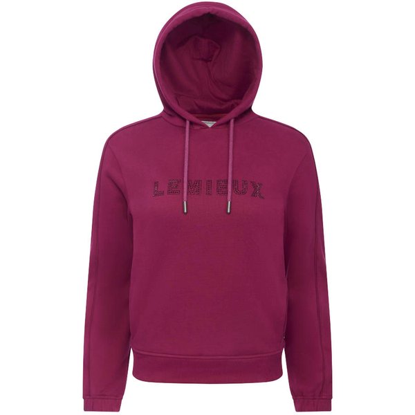 LeMieux HW 2026 Eden Glitzer-Hoodie Damen - blackberry, Größe 38