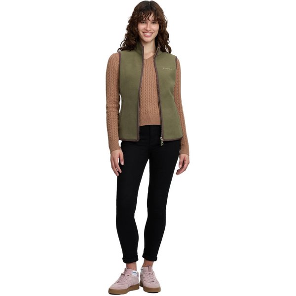 LeMieux HW 2026 Frankie Fleeceweste - willow green, Größe 34