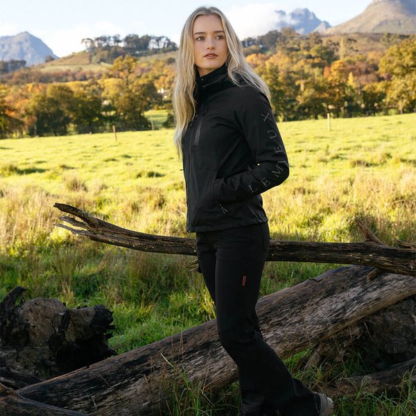 LeMieux HW 2026 Athena leichte wasserdichte Jacke Damen - schwarz, Größe 46