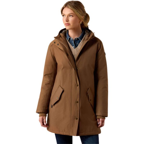 Ariat HW26 Barrowmere wasserdichter Parka Damen - malt, Größe S