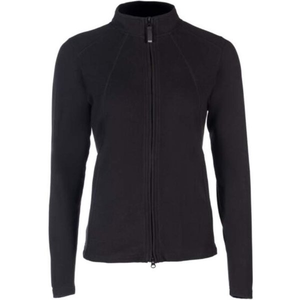 HKM Fleecejacke Knitti Damen - schwarz, Größe S