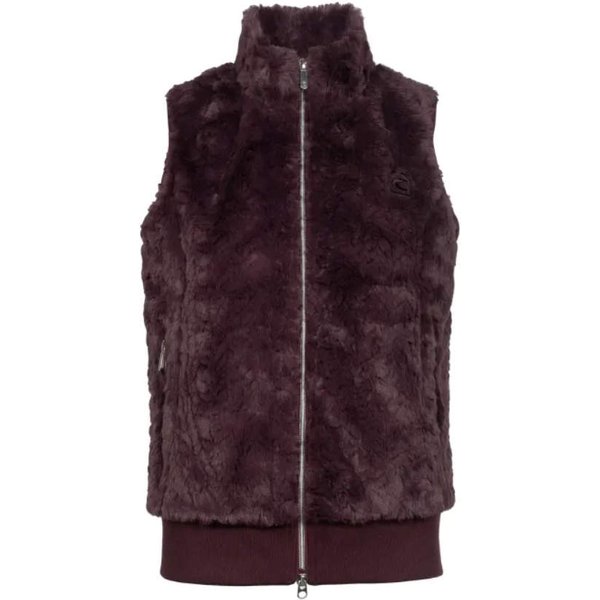 Cavallo CAVALDIYA Minkfleece-Weste Damen - dusty plum, Größe 34