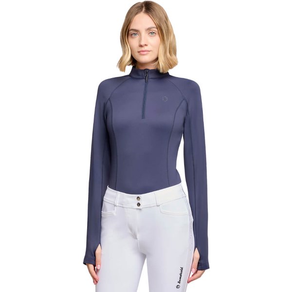Samshield HW26 HESTIA langärmeliges Trainingsshirt Damen - navy / navy, Größe XS