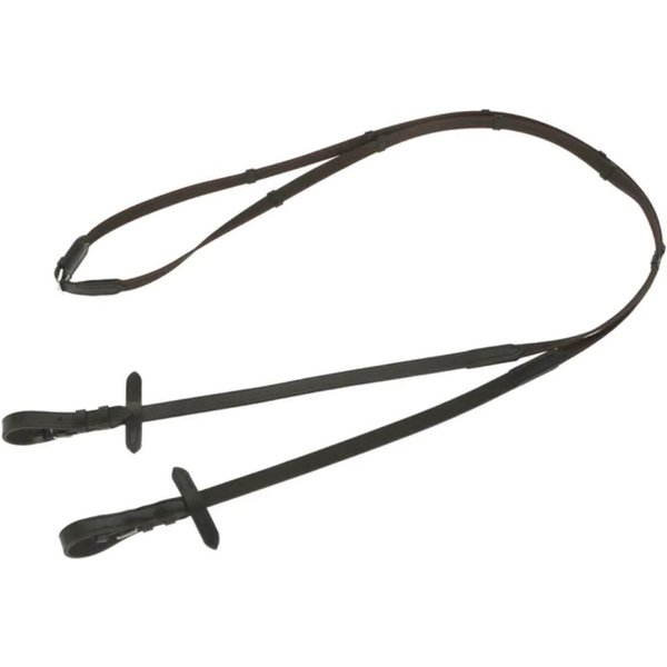 Covalliero Antislip Gummizügel - schwarz/braun, Größe 3m x 20 mm