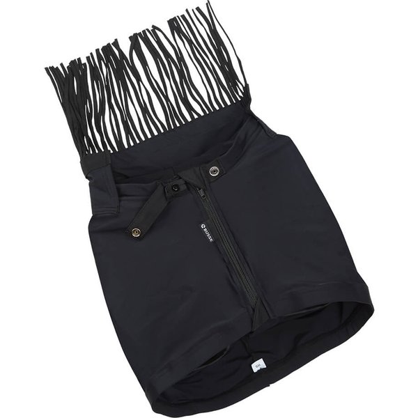 Busse Fliegenmaske Twin Fit Flexi Fransen - schwarz, Größe Vollblut