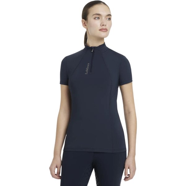 LeMieux Classique Base Layer Kurzarmshirt Damen - navy, Größe 46