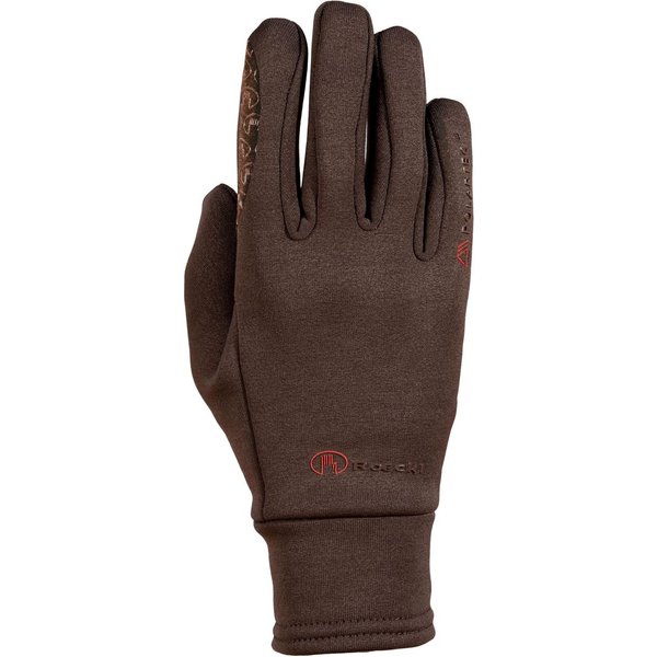 Roeckl WARWICK JUNIOR Polartec Reithandschuh Winter Kinder - mokka, Größe 5