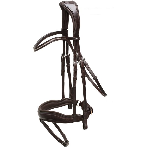 Schockemöhle Trense Premium Sports Stanford - espresso, Größe VB