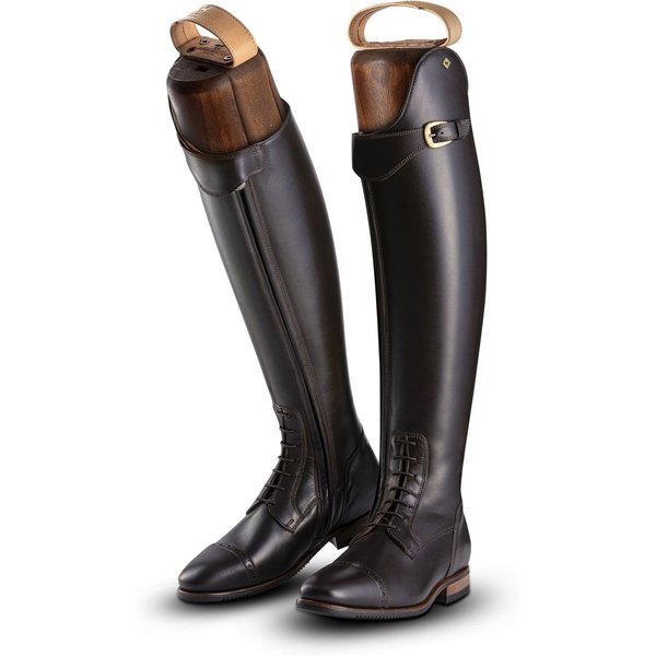 DeNiro JBGreen Laced veganer Dressurstiefel braun - braun, Größe 37