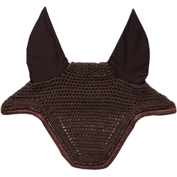 Kentucky Horsewear Wellington Glitter Soundless Fliegenohren - braun, Größe WB