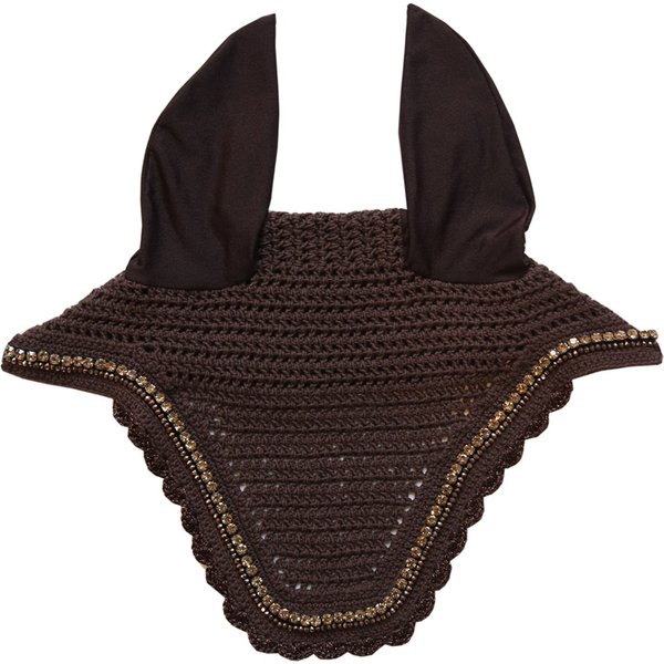 Kentucky Horsewear Wellington Stone & Pearl Soundless Fliegenohren - dunkelbraun, Größe WB