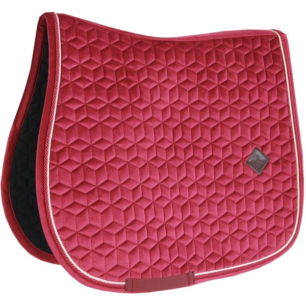 Kentucky Horsewear Samt Velvet Schabracke - fuchsia, Größe SR