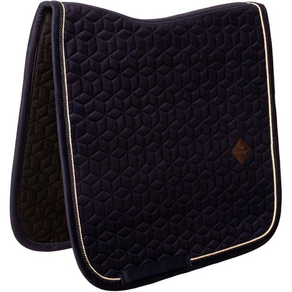Kentucky Horsewear Samt Velvet Schabracke - blau, Größe SR