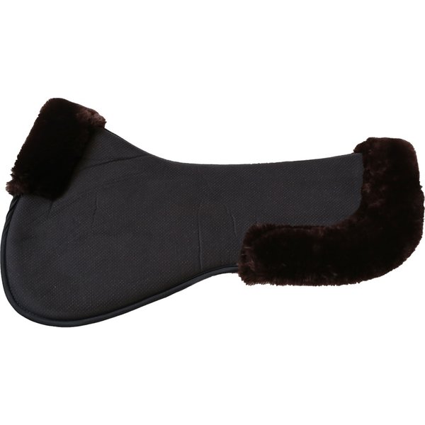 Kentucky Horsewear Sheepskin Anatomic Absorb Sattelpad - schwarz/braun