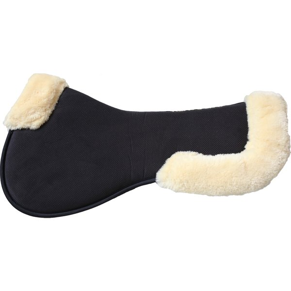 Kentucky Horsewear Sheepskin Anatomic Absorb Sattelpad - schwarz/natur