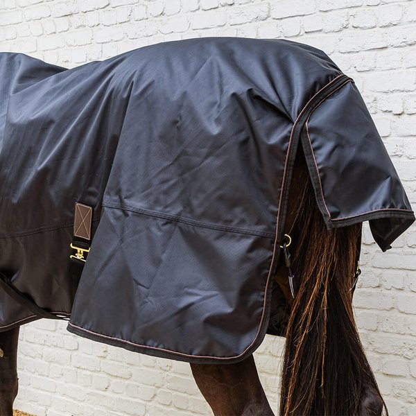Kentucky Horsewear Turnout Rug All Weather mit künstlichem Kaninchenfell 300g - black, Größe 165
