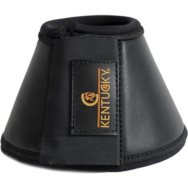 Kentucky Horsewear Lederhufglocken - schwarz, Größe XXL
