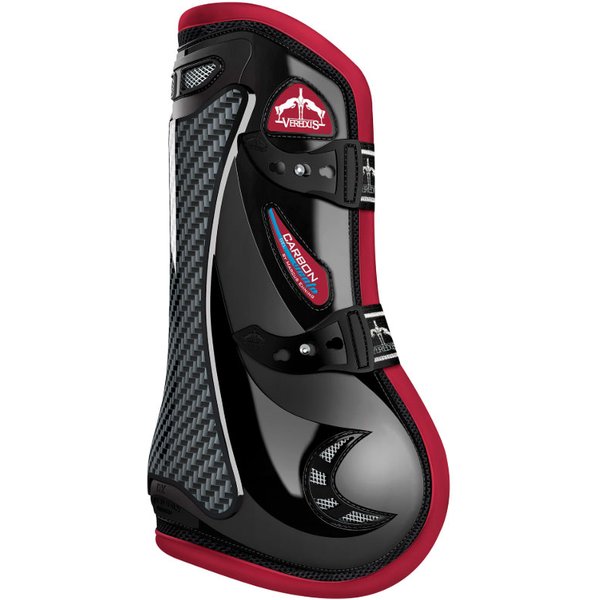 Veredus Carbon Gel Vento Color Gamaschen vorne - bordeaux, Größe S
