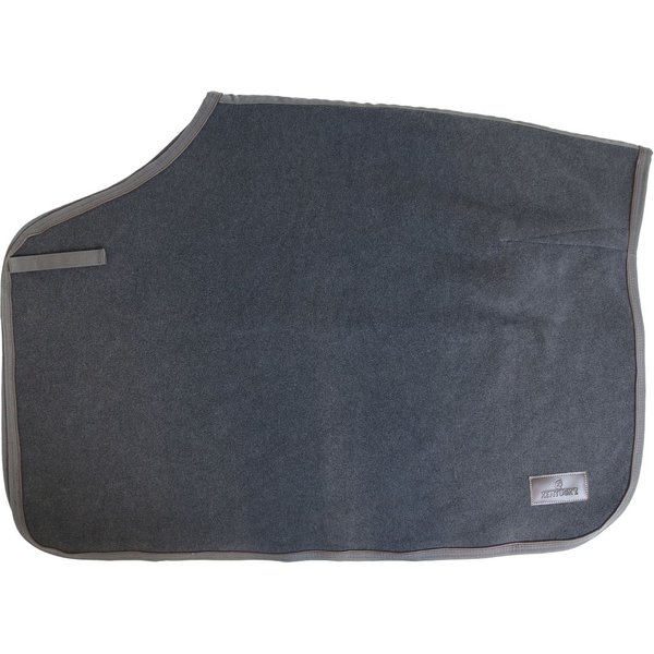 Kentucky Horsewear Quadrat Heavy Fleece Ausreitdecke - darkgrey, Größe M