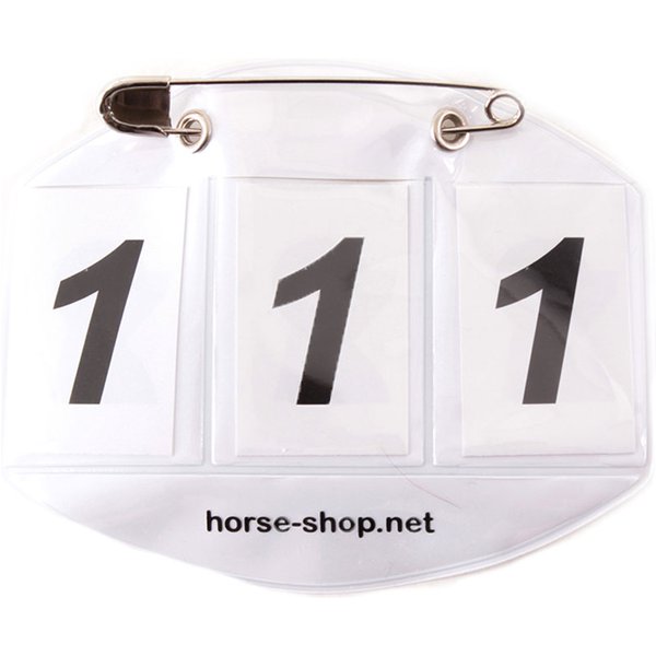 Horse Shop Landenhausen Startnummern 3-stellig - weiß