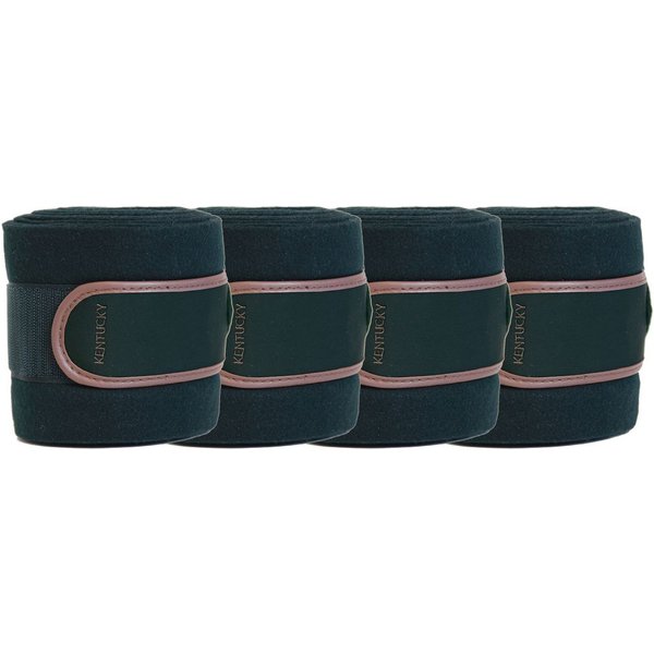 Kentucky Horsewear Fleecebandagen - pine green, Größe WB