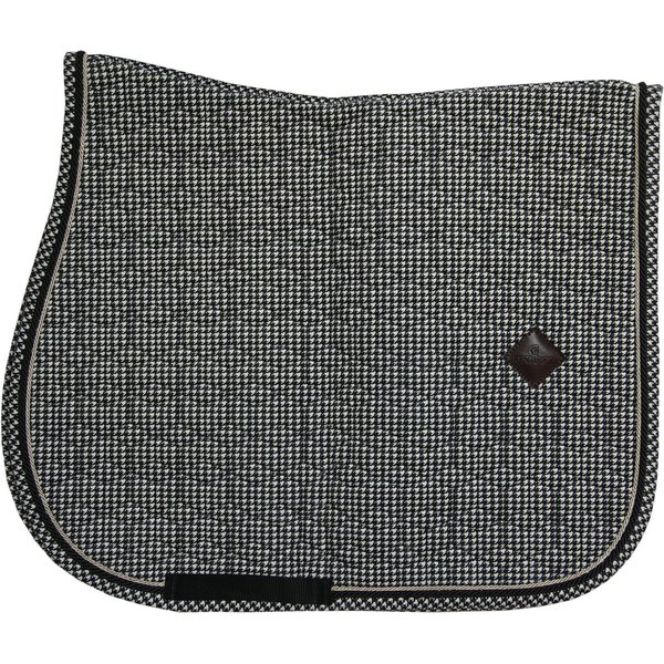 Kentucky Horsewear Pied-de-Poule Schabracke - schwarz, Größe SR
