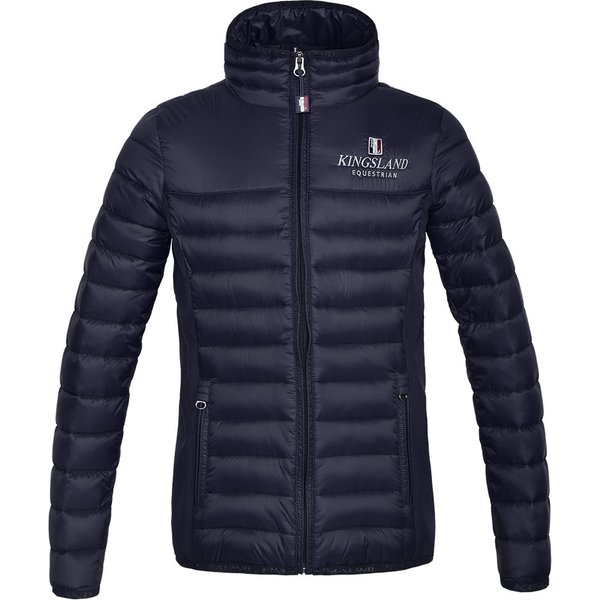 Kingsland Classic Steppjacke mit Softshelleinsatz Junior - navy, Größe 110/116