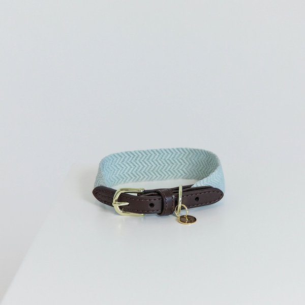 Kentucky Dogwear Jacquard Hundehalsband - hellblau, Größe XL