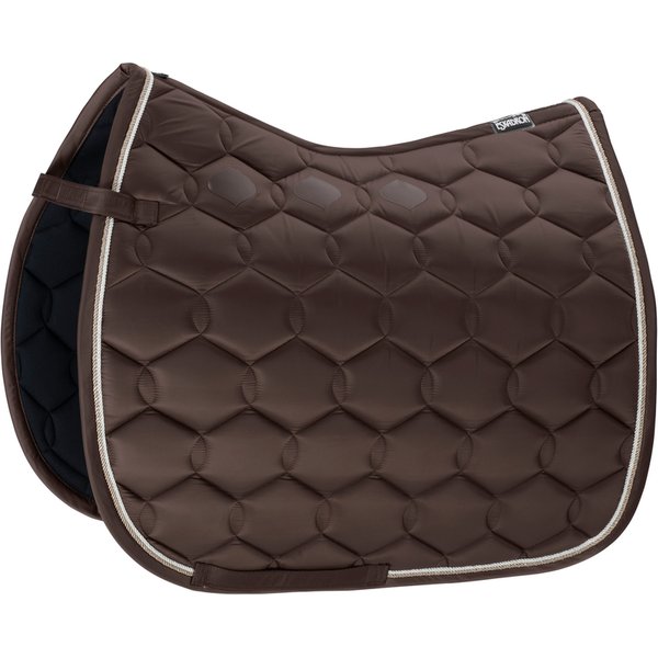 Eskadron Basics Glossy Wave Contrast Schabracke - dunkelbraun, Größe DL