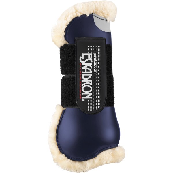 Eskadron Basics Flexisoft Fauxfur Gamaschen vorne - nachtblau, Größe WB