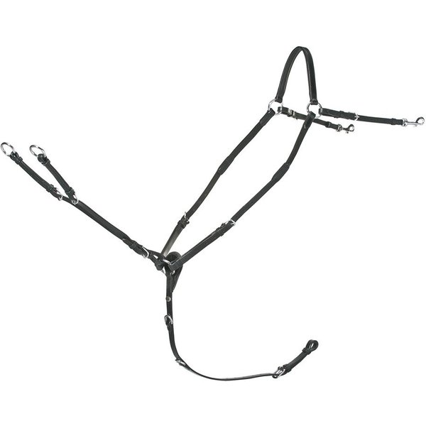 Schockemöhle Sports Vorderzeug Race II - black/silver, Größe VB