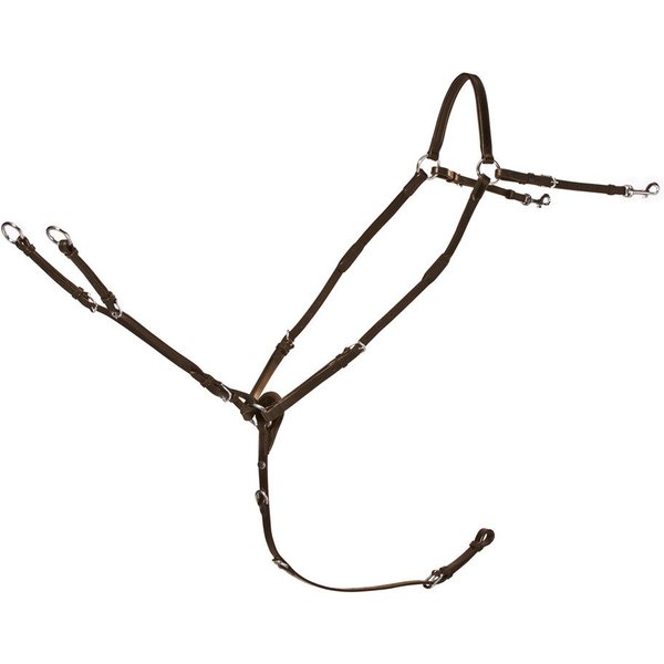 Schockemöhle Sports Vorderzeug Race II - antique brown/silver, Größe VB