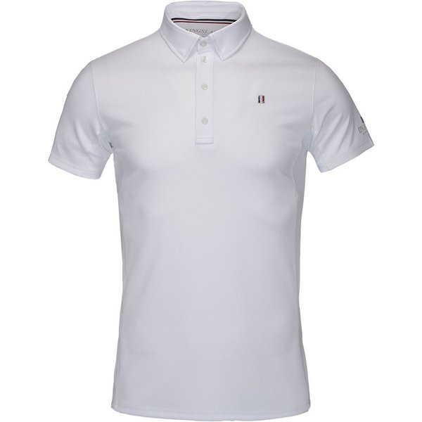 Kingsland Classic Turniershirt kurzarm Herren - weiß, Größe XL