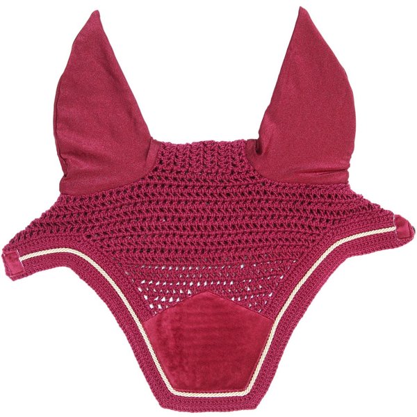 Kentucky Horsewear Fliegenohren Wellington Velvet - fuchsia, Größe Full