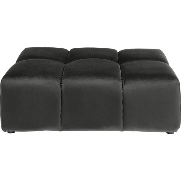 Hocker Belami Velvet Grau KARE Hocker Belami Velvet Grau