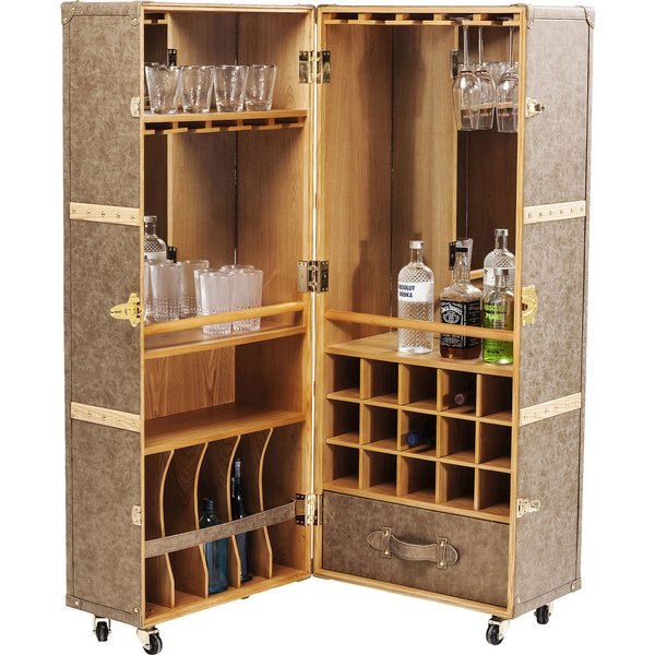 Barschrank West Coast Mobile 60x154cm KARE Barschrank West Coast Mobile