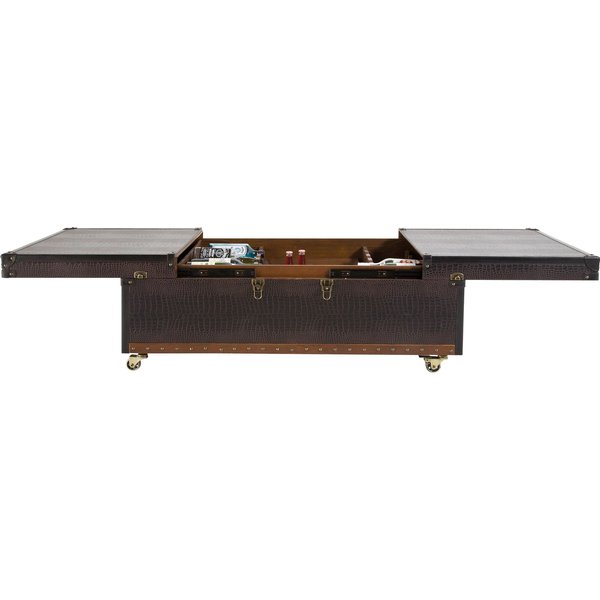 Couchtisch Bar Globetrotter 120x75cm KARE Couchtisch Bar Globetrotter