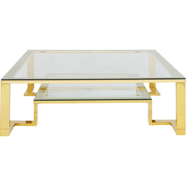 Couchtisch Gold Rush 120x120cm KARE Couchtisch Gold Rush