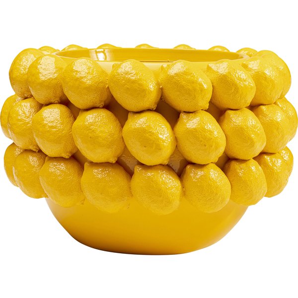Deko Übertopf Lemon Juice 22cm KARE Deko Übertopf Lemon Juice
